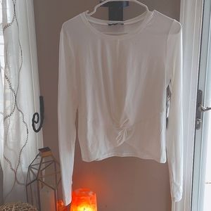 NWT Zobha front twist yoga shirt